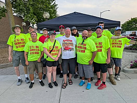 Kinsmen at the Downtown Development Board event, Nostalgia Nights