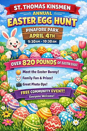 Easter Egg Hunt announcement flyer