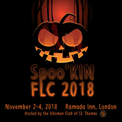 Spoo'KIN FLC, 2018 District 1 Kin Fall Leadership Conference hosted by the Kinsmen Club of St. Thomas